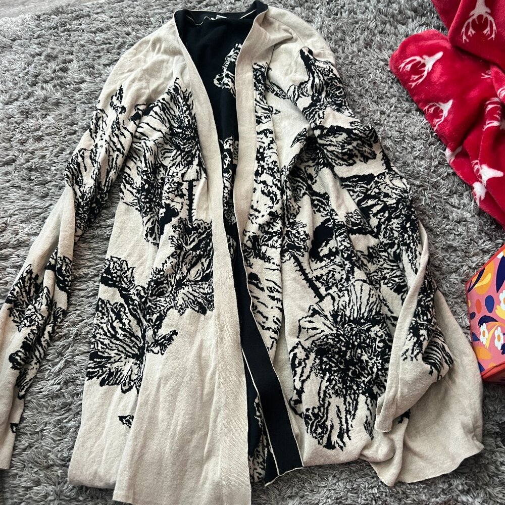 J. Jill small floral cardigan